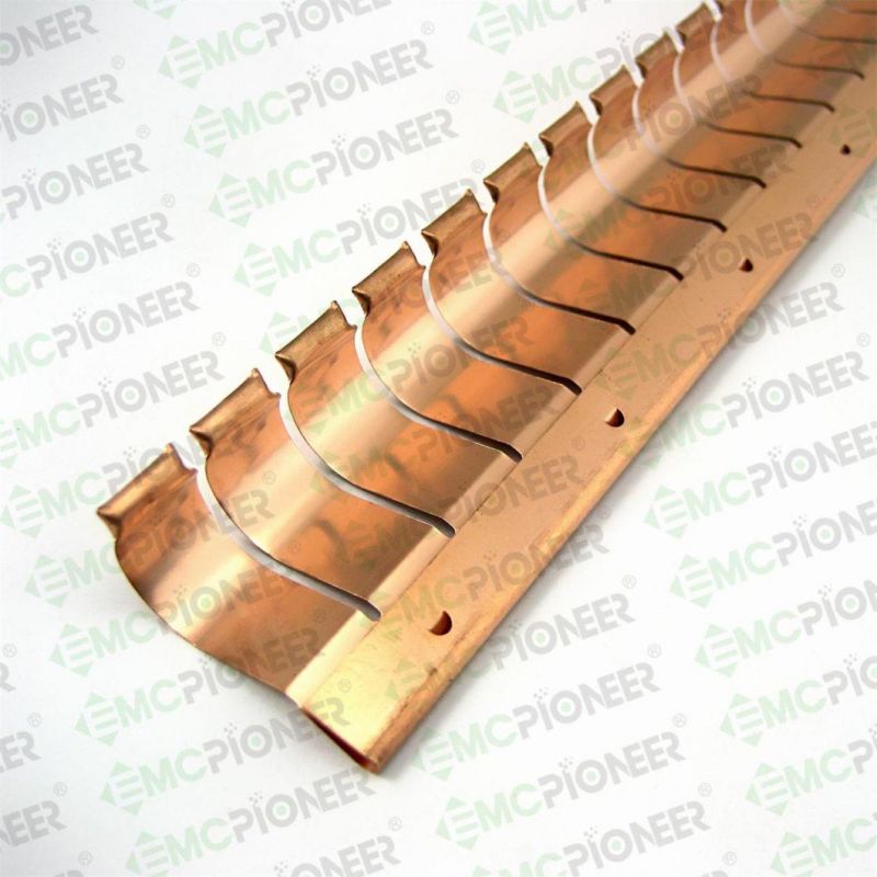 EMI Shield Beryllium Copper Finger Gasket for EMC Anechoic Chamber Door