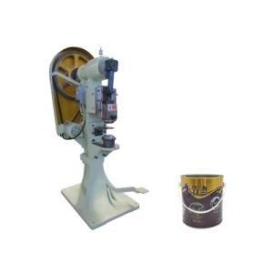 Small Round Paint Tin Can Body Flanging Machine