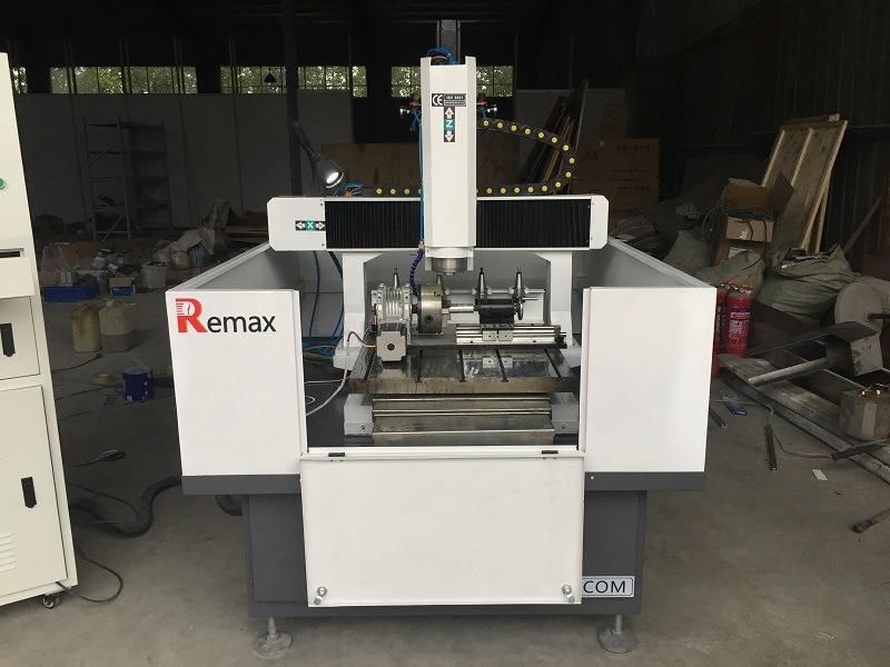 CNC Cutting Metal Machine Rotary Axis Carving Cylinder Aluminium Samples Cutter and Engraving Machine with Automatic Tool Changer