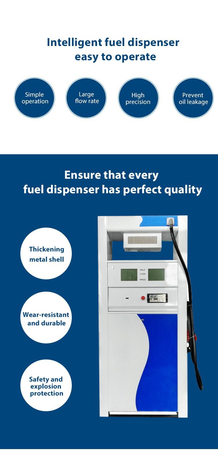 New Electronic Atuomatic Fuel Dispenser Gas Station 2nozzles 4nozzles 6nozzles Fuel Dispenser New Design of Series Diesel/Gasoline