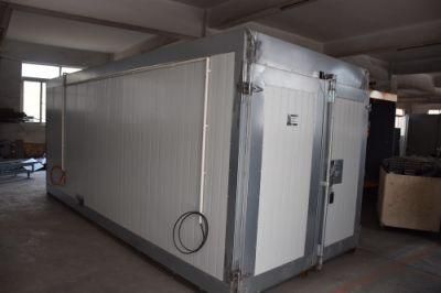 Big Batch Gas Heating Powder Curing Oven with Trolley