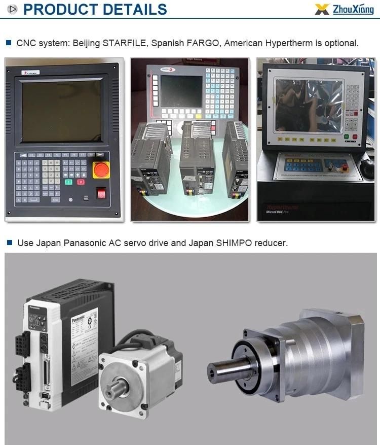 CNC Table Metal Steel Plate Automatic Laser Plasma Flame Cutting Machine Beam