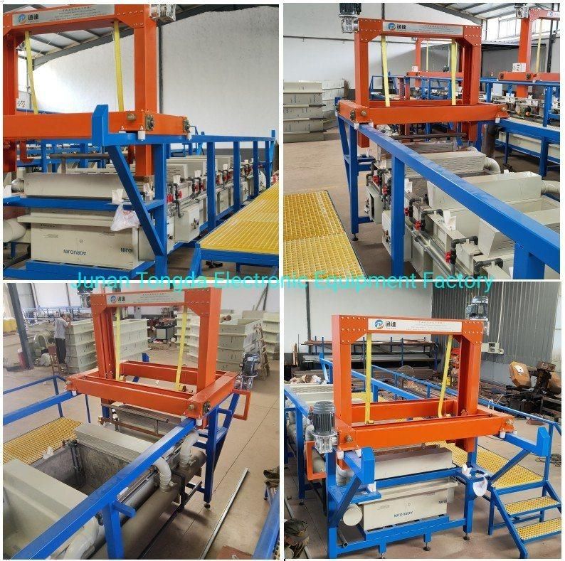 Customized Automatic Electroplating Machine for Anodizing Aluminum / Anodizing Plant