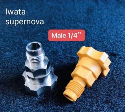 Good Quality Spray Gun Plastic Adaptor Male 1/4&prime;&prime; Thread Adaptor