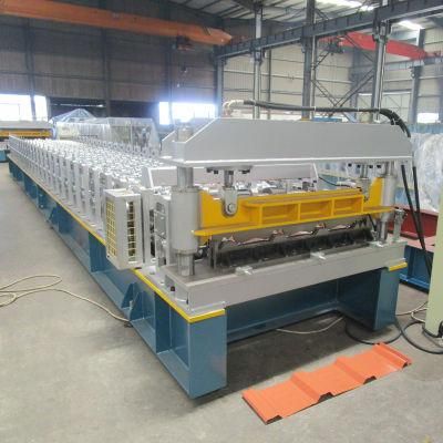 Construction Works Field Installation Commissioning and Training Galvanized Metal Roofing Sheet Roll Forming Machine