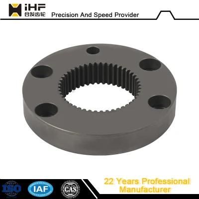 Ihf Industrial Steel Sprocket Wheel Transmission Inner Gear Ring with Finishing Casting