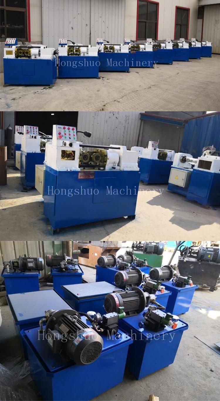 Chinese Manufacturer Automatic Rebar Screw Making Machine Rolling Parallel Thread with Customize Service