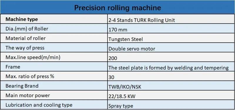 Precise Profile Wire Universal Rolling Mill