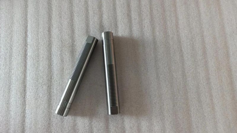 CNC Machining Carbon Steel Screw Thread Motor Shaft