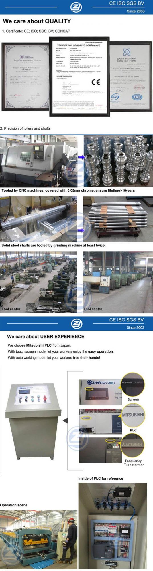 Wall Roll Forming Machine (ZYYX13-80-720)