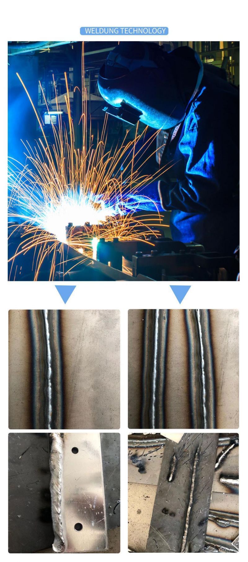 Cool Operation Long Consumable Life AMP MMA Inverter Arc Welding Machine
