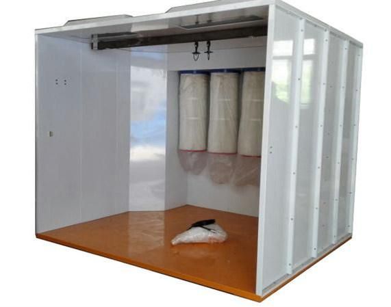 Electrostatic Powder Coating Cabinet Booth for Furniture (cabina de pintura en polvo)
