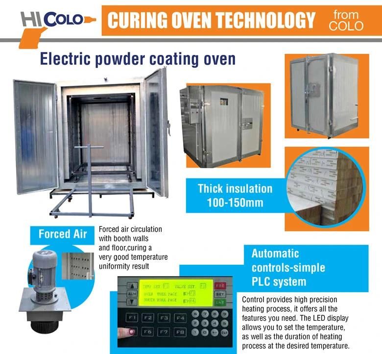 Industrial Electrostatic Powder Oven for Curing Wheels