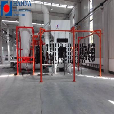 Efficient Powder Coating Line Machine for Security Fence Mesh