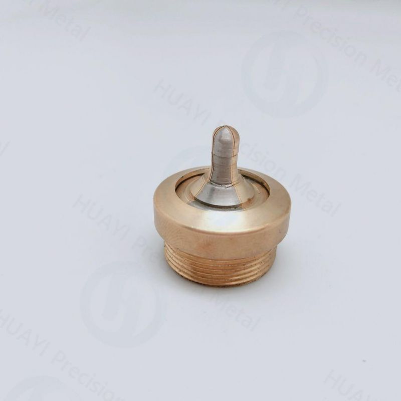 OEM High Precision CNC Turning Brass Component Circular Lighting Parts