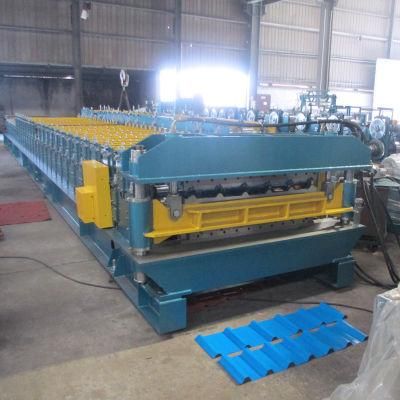 Double Layer Roofing Sheet Glazed Roof Hydraulic Press Roll Forming Machine with ISO/Ce/SGS/BV