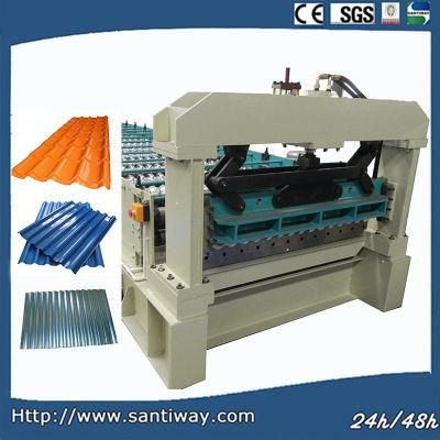 Low Price China Factory Metal Sheet Tile Cold Roll Forming Machine