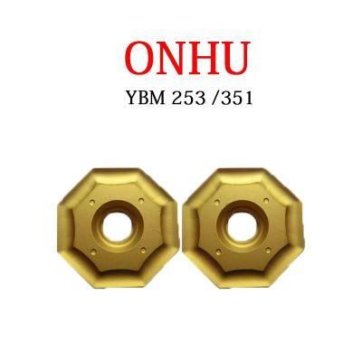 Carbide CNC Milling Insert Onhu 08t508 Ybg302 Ybc302 Ybd152c Ybm253 Ybg205