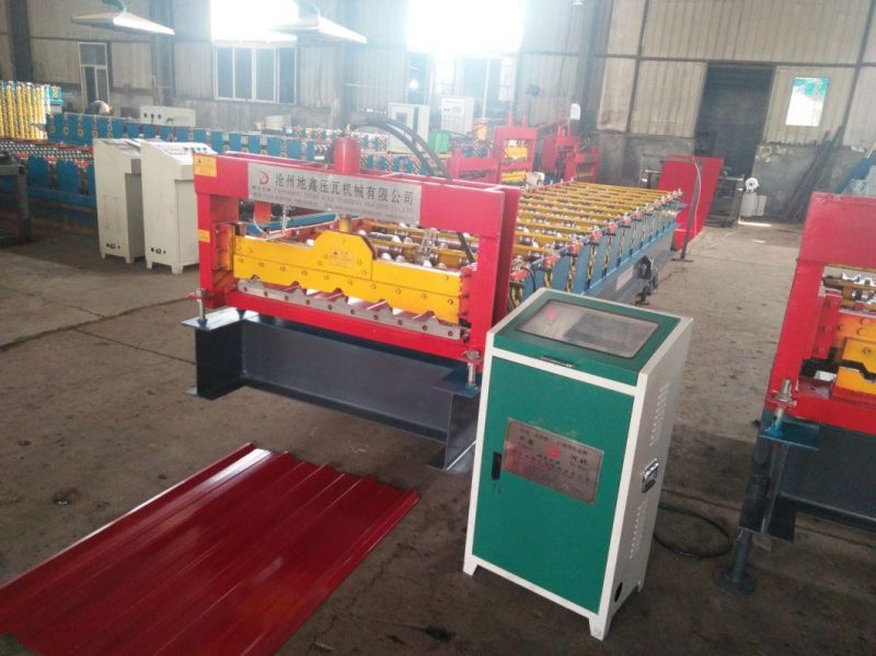 Automatic Trapezoid Metal Roof Ibr Sheet Roll Forming Machine