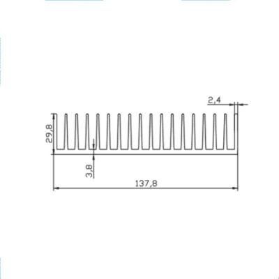 High Power Heat Sink for Apf and Electronics and Radio Communications and Power and Inverter and Welding Equipment and Svg