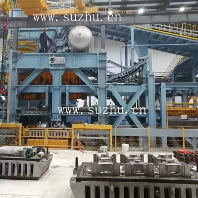 Automatic Static Pressure Horizontal Green Sand Molding Line, Casting Machinery Manufacture