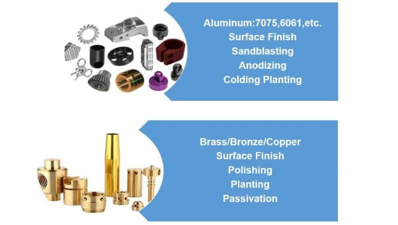 Accessories Processing Zinc Metal Aluminum Alloy Brass Stainless Steel CNC Turning Milling Precision Machining Accessory