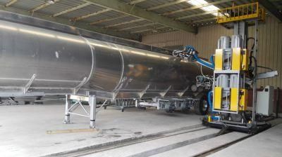 Automatic Bulk Tank Truck Polishing Machine for External Cleaning with CE Certification
