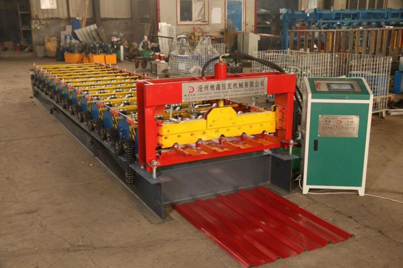 Automatic Trapezoid Metal Roof Ibr Sheet Roll Forming Machine