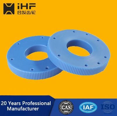 Ihf Industrial Plastic PA66 Peer Transmission Spur Gear for CNC Machining Parts
