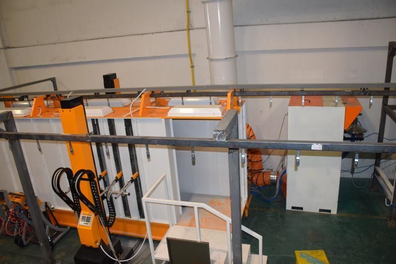 Cyclone Powder Coating Spray Booth for Fast Color Change