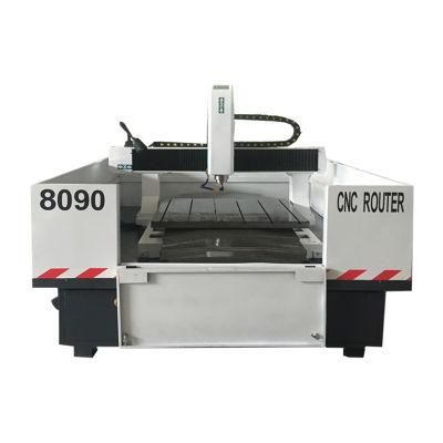 High Precision CNC Router 8090 for Mould Cutting and Engraving Metal/Jade/Stone/Wood/PVC