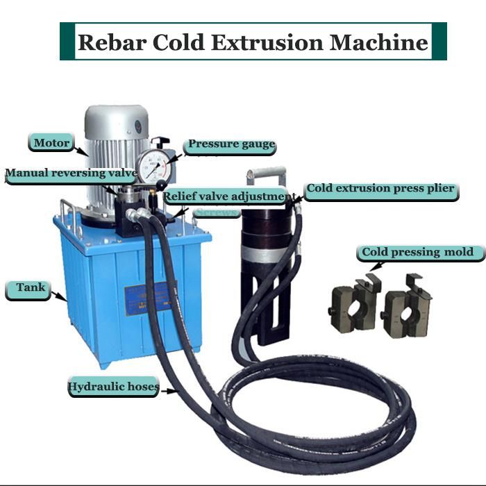 Hydraulic Rebar Cold Extrusion Press Welding Machine