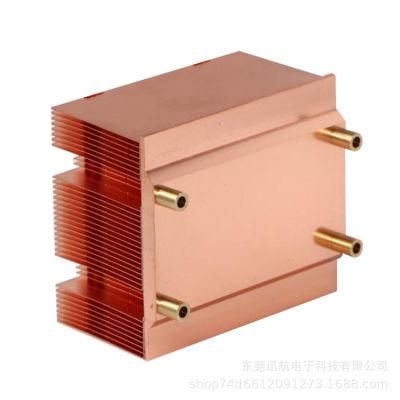 Copper Skived Fin Heat Sink for Inverter and Svg and Apf Power and and Electronics and Welding Equipment