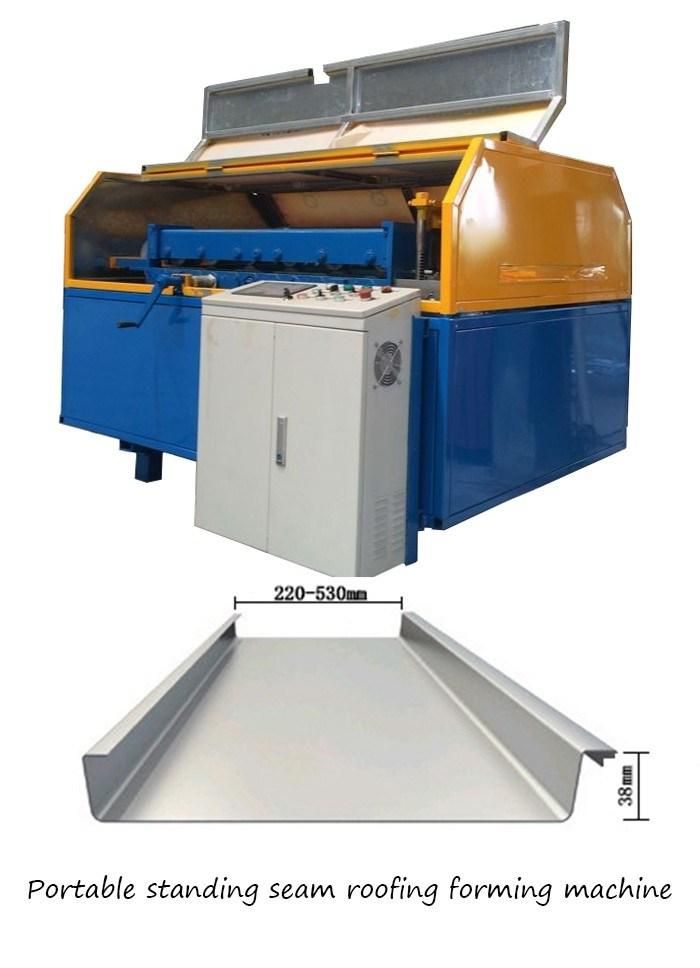 Minitype Standing Seam Roofing Forming Machine with Adjustment Metallic Processing