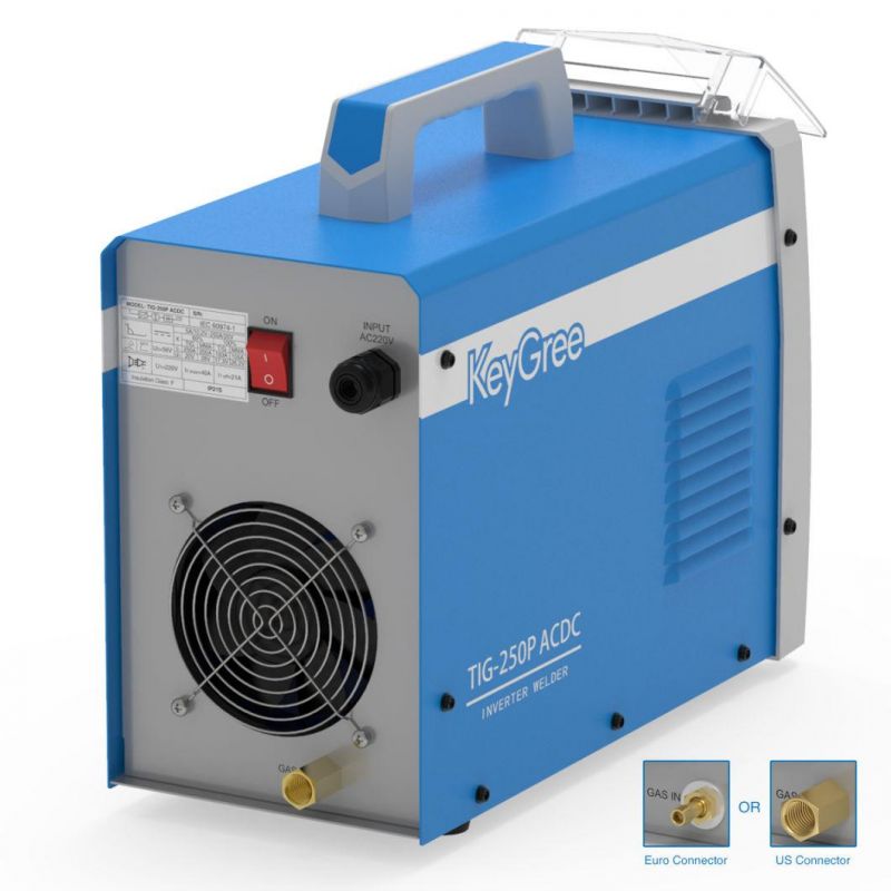 Interver Acdc Square Wave TIG Welding Machine TIG-250 Pulse with AC/DC