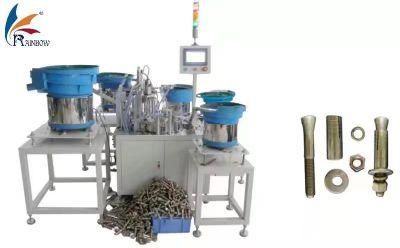 Fully Automatic Assembly Machine for Anchor Bolt Nut and Washers