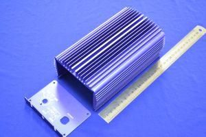 Extrusion Aluminum Cosmetic Shell Heat Sink with Color Anodizated for Euquipment