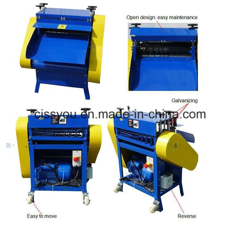 Factory Waste Cable Wire Stripper Stripping Peeling Machine
