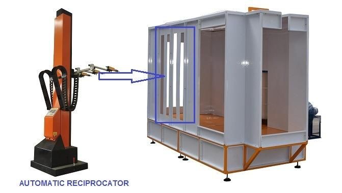 Powder Coating Spray Booth for LPG Tank