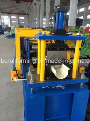 Round Gutter Building Material Roll Forming Machine