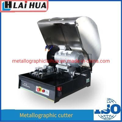 CE Certificated Manual Metallographic Cutting Machinery