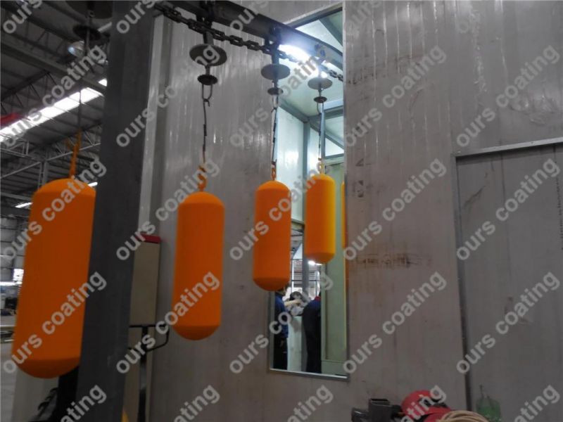 Automatic/Manual Powder Coating Production Line with Spraying Booth