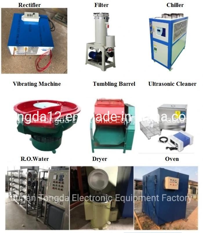 Tongda11 Semi-Automatic Plating Machine Barrel Zinc Electroplating Line Electroplating Equipment