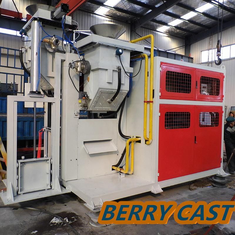 Foundry Sand Casting Flaskless Molding Machine with Table Size 1000*1000