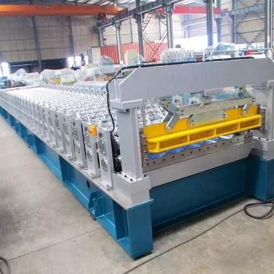 2021 Hot Sale PPGI Steel Coils Trapezoidal Roof Sheet Forming Machine with High Quality