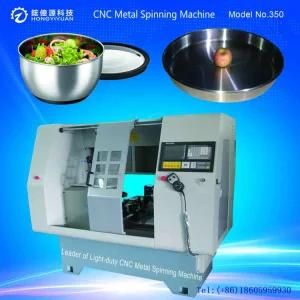Mini Automatic CNC Metal Spinning Machine for Kitchen Appliance (Light-duty 350B-33)