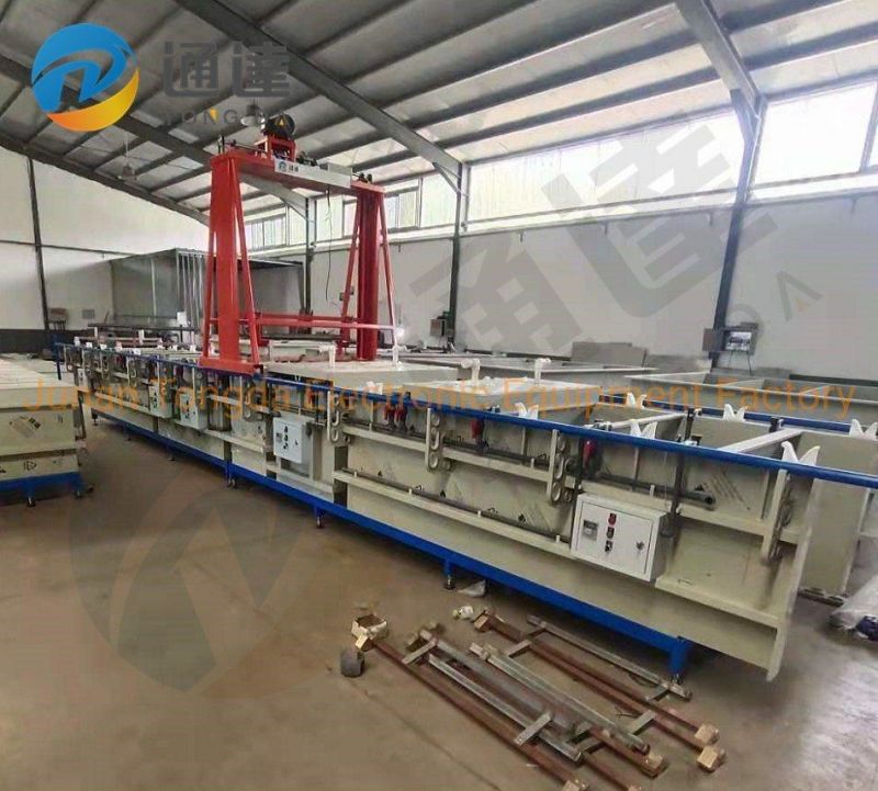 Automatic Zinc Nickel Plating Line Aluminum Anodizing Plant Dyeing Machine