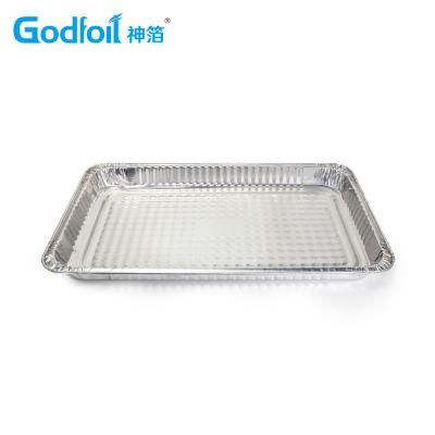 Aluminum Foil Airline Catering Containers with Laminated Paper Board Lids