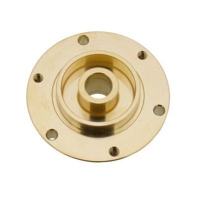 High Precision CNC Machining Part of Brass Flange Parts
