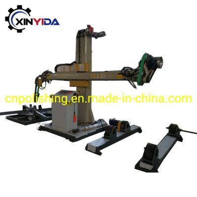 Crossing Structure Stainless Steel Dished End and Tank Polishing Machine with Ce Certificated